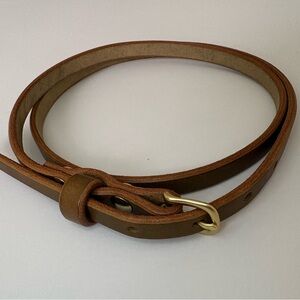 Last State Leather 1/2” Women’s Belt Olive Green Size 38 EUC